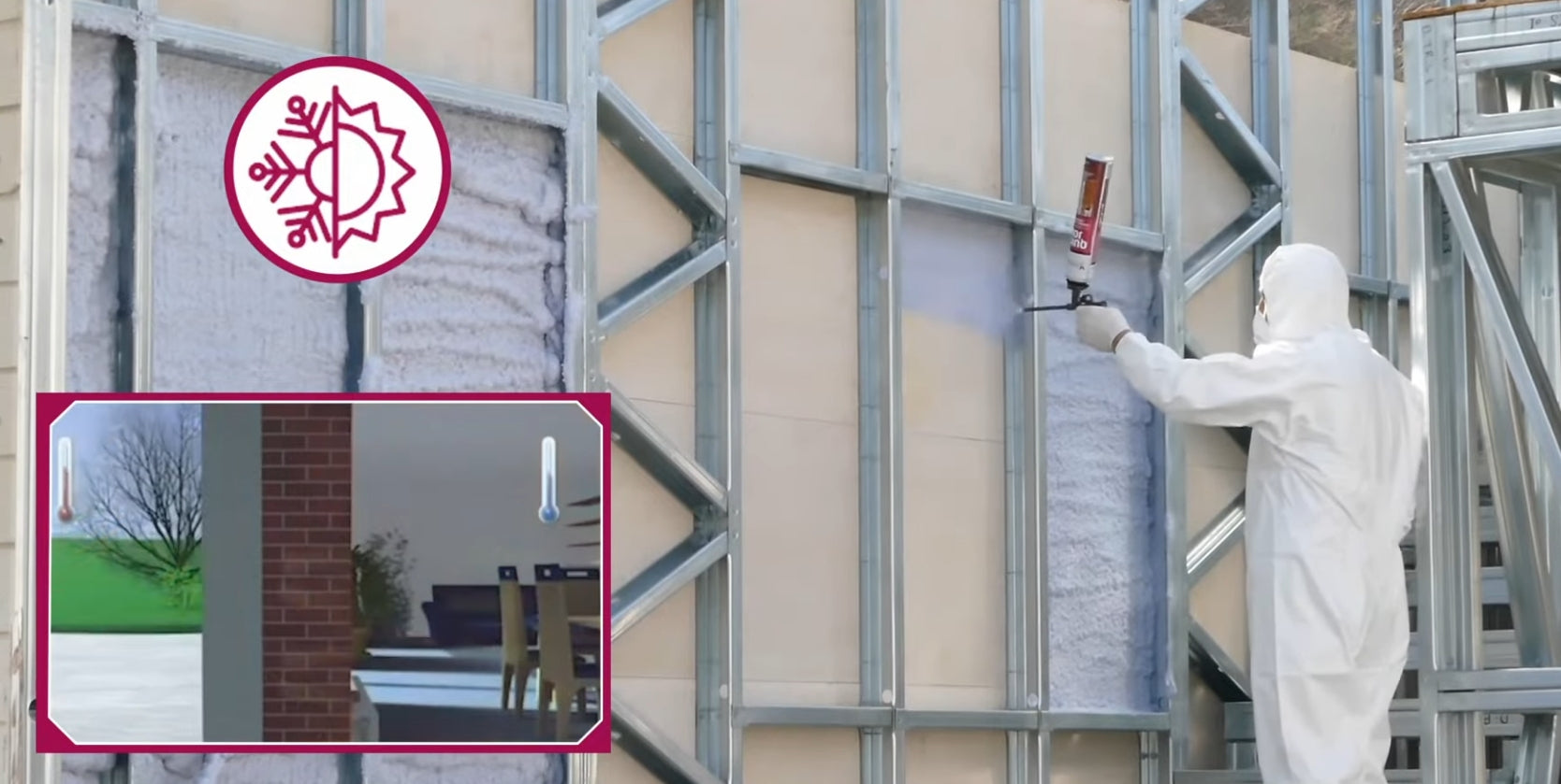 Quick Job Polyurethane Spray Foam Insulation 850 ml (10 pcs)